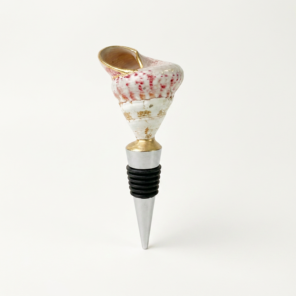 Strawberry Top Shell Wine Stopper