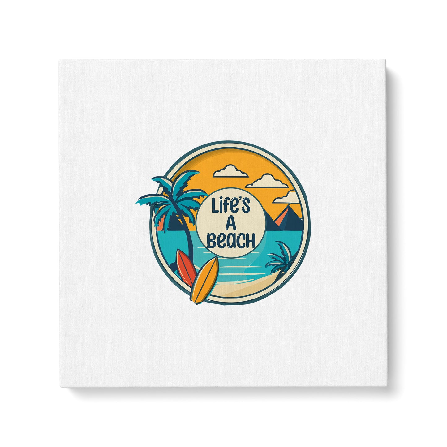 Life's A Beach Matte Canvas (0.75")