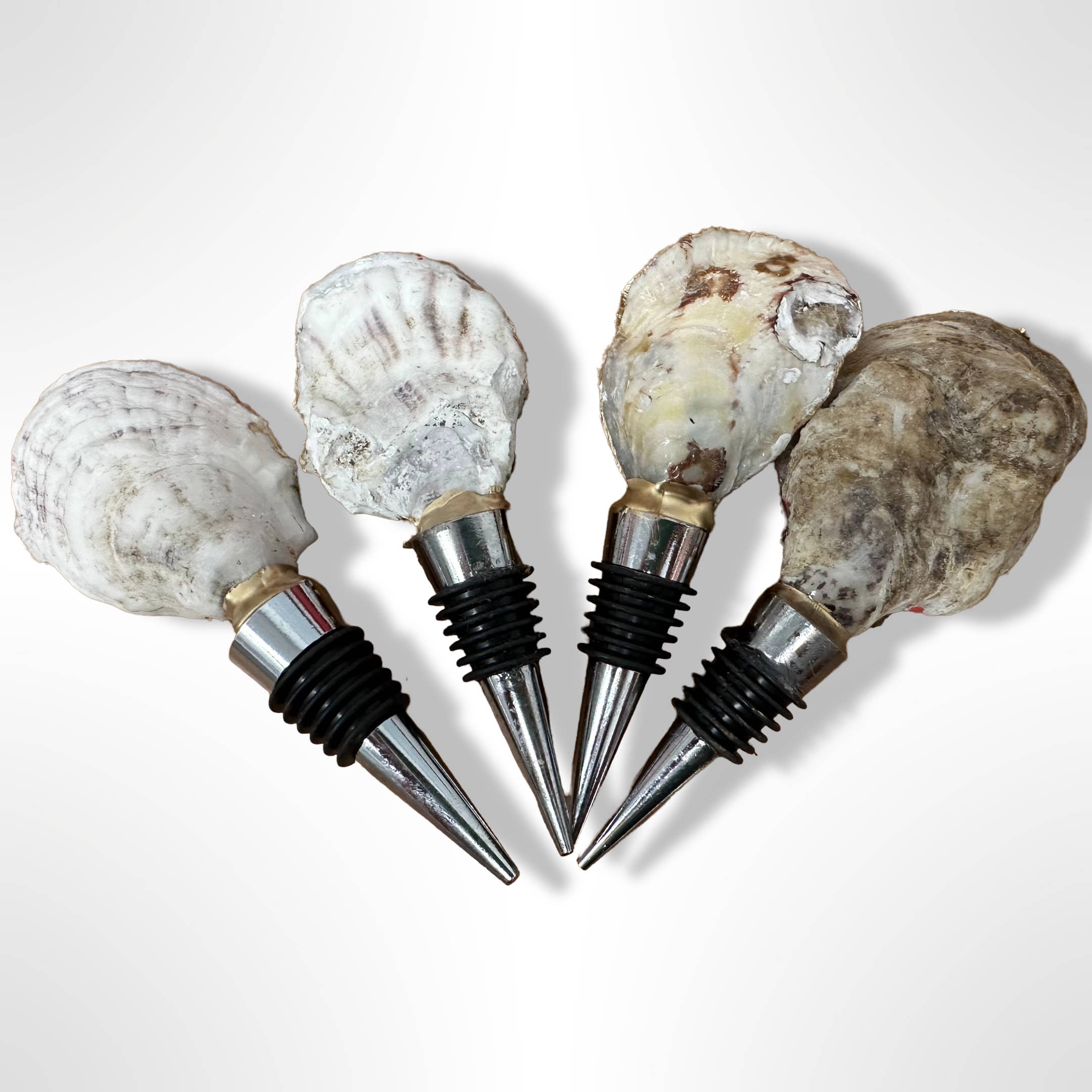 Disco Tide Glitter Oyster Shell Wine Stopper