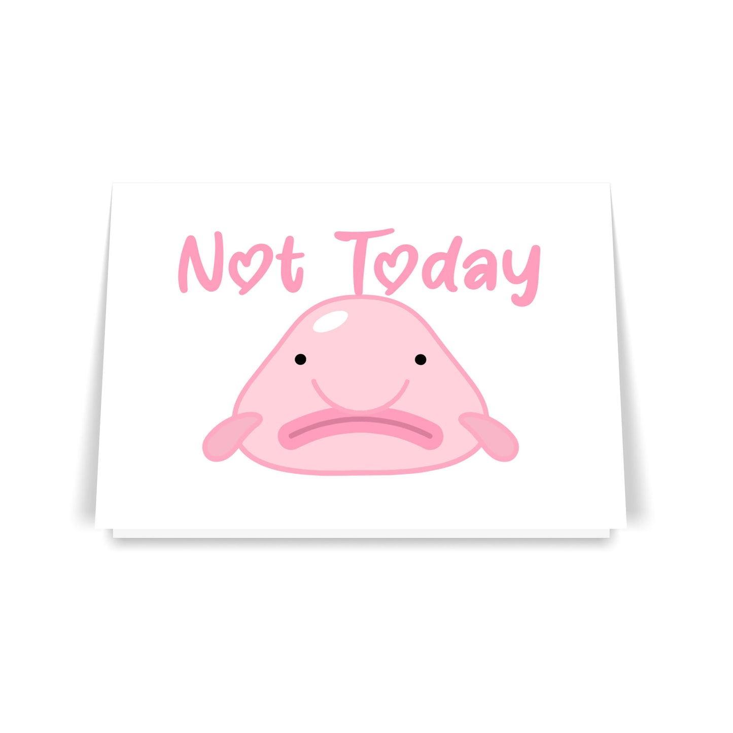 Blobfish - 7x5 Folded Greeting Card (Set of 10)