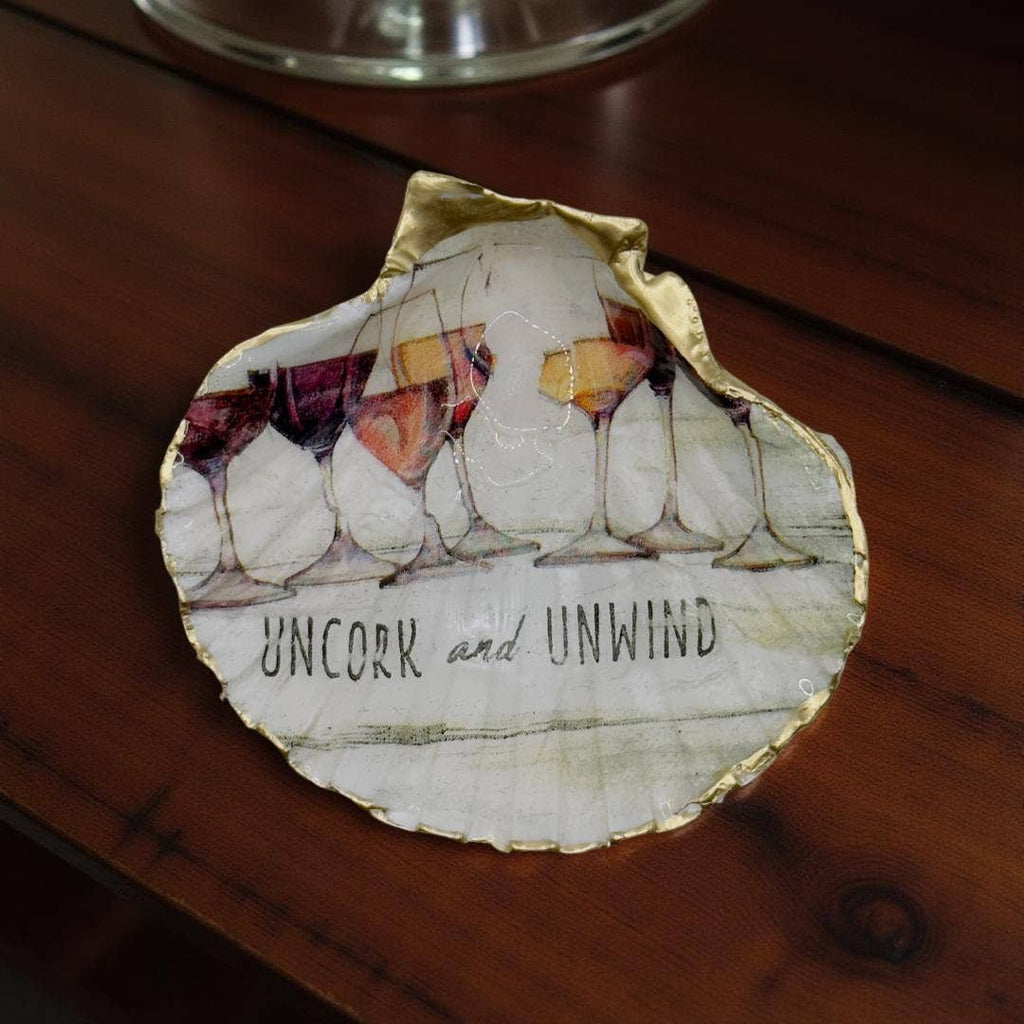 Uncork and Unwind Shell Soap Dish