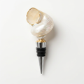 Iridescent Natural Spiral Shell Wine Stopper