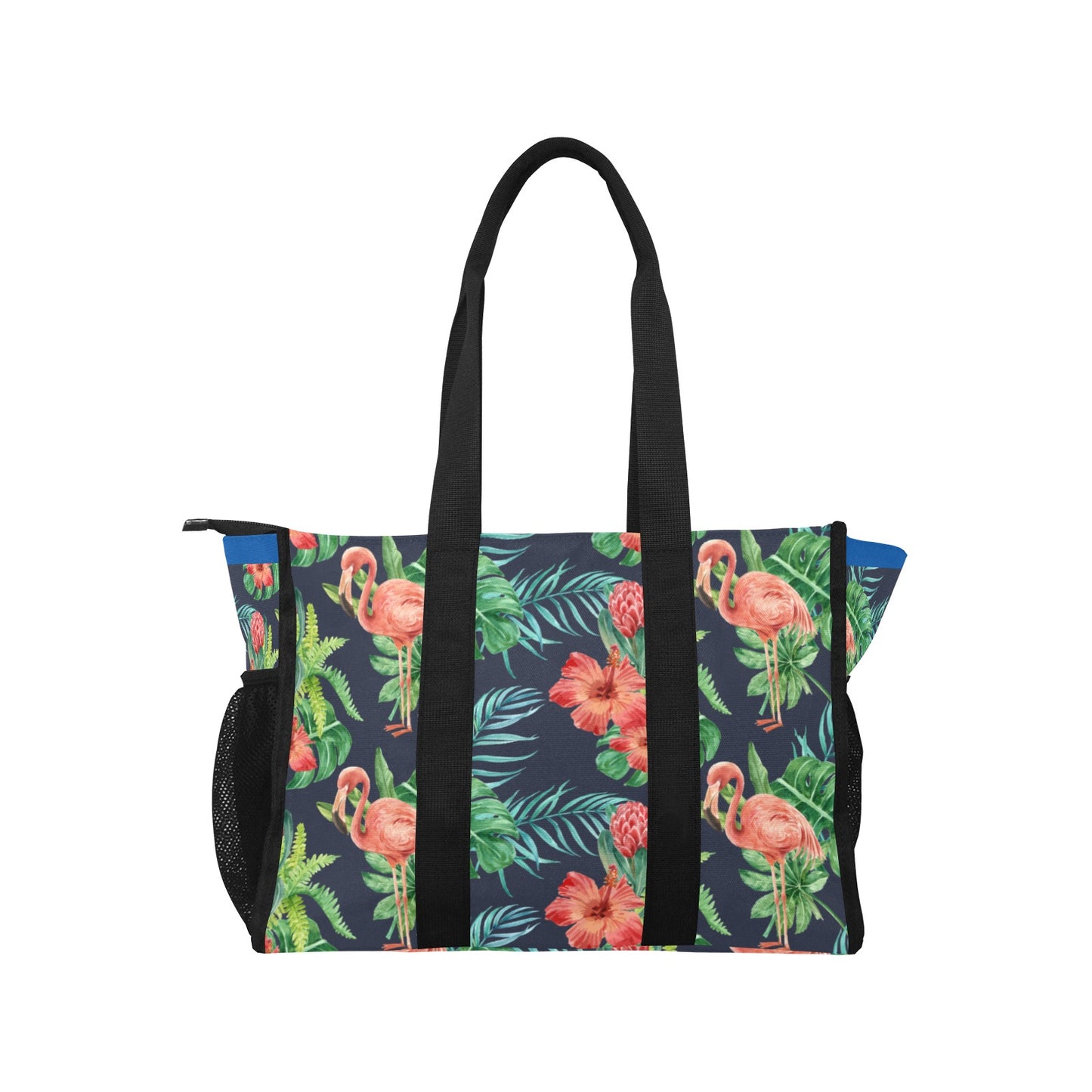 Tropical Bird Large Pocket Tote