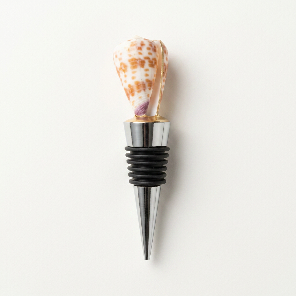 Micro Luxury Shell Wine Stopper Pack 12 Pc