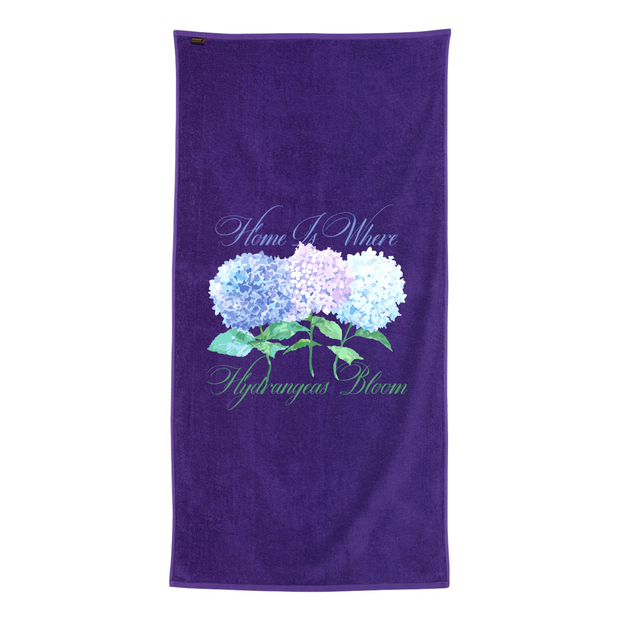 Hydrangea Beach Towel