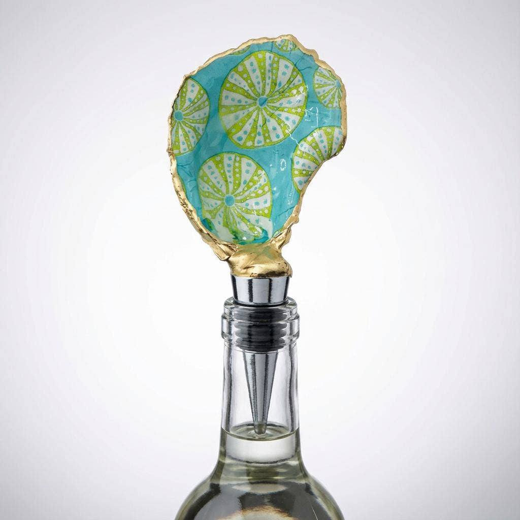 Sea Urchin Oyster Shell Wine Stopper