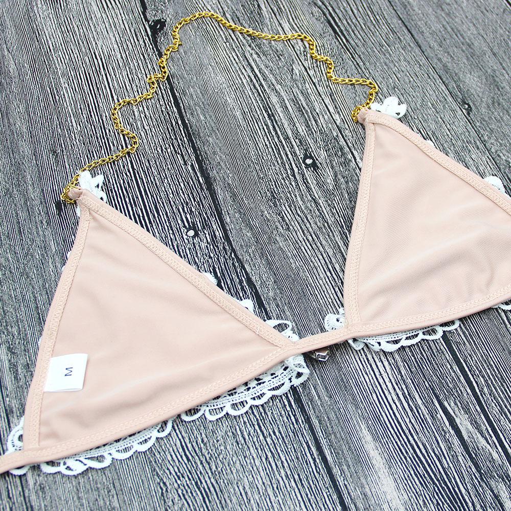 Jeweled Bikini Crochet Jewelry Bikini Set two pieces Swimsuit Crystal - Shell Yeah by JaksSB464White15148192-b464white-sDresses