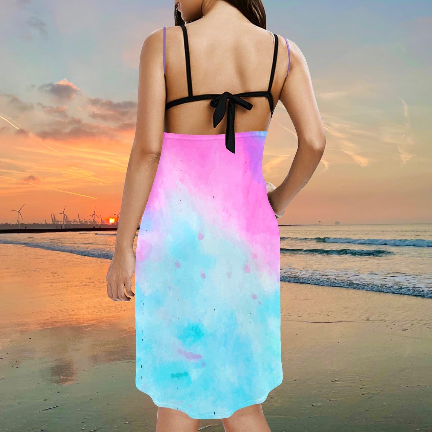 Spaghetti Strap Backless Beach Dress (D65) - Shell Yeah by JaksDarkSlateBlueS5C3676E426AC4F8FA0E55B91F84D5C0E