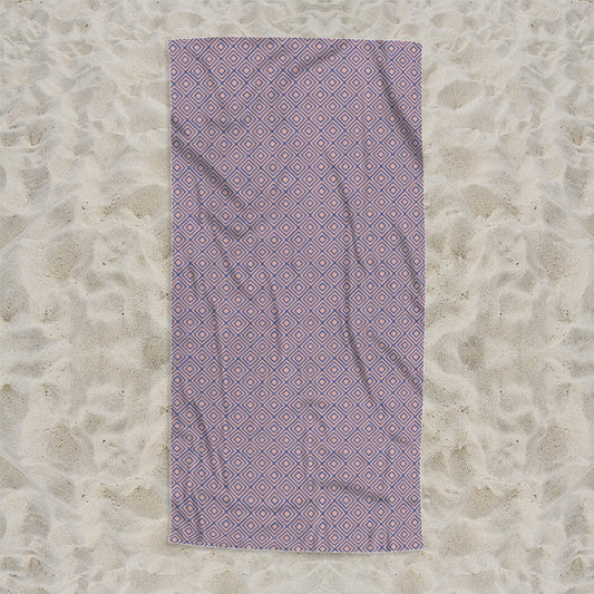 Subli-push Velour Beach Towel - Shell Yeah by Jaks30X60White5442-516782