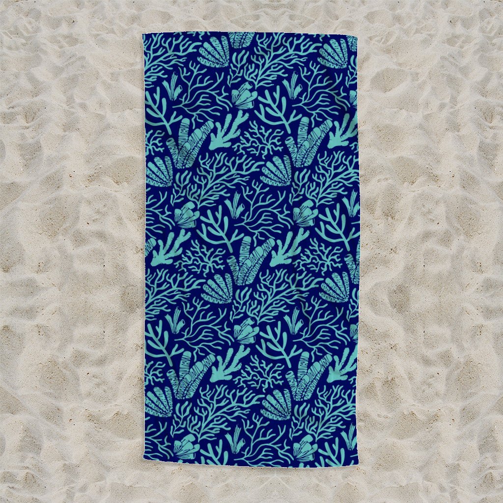 Subli-push Velour Beach Towel - Shell Yeah by Jaks30X60White5442-509546