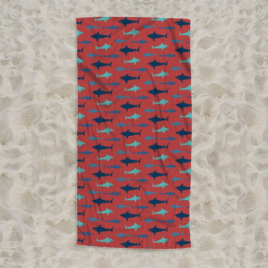 Subli-push Velour Beach Towel - Shell Yeah by Jaks30X60White5442-509548