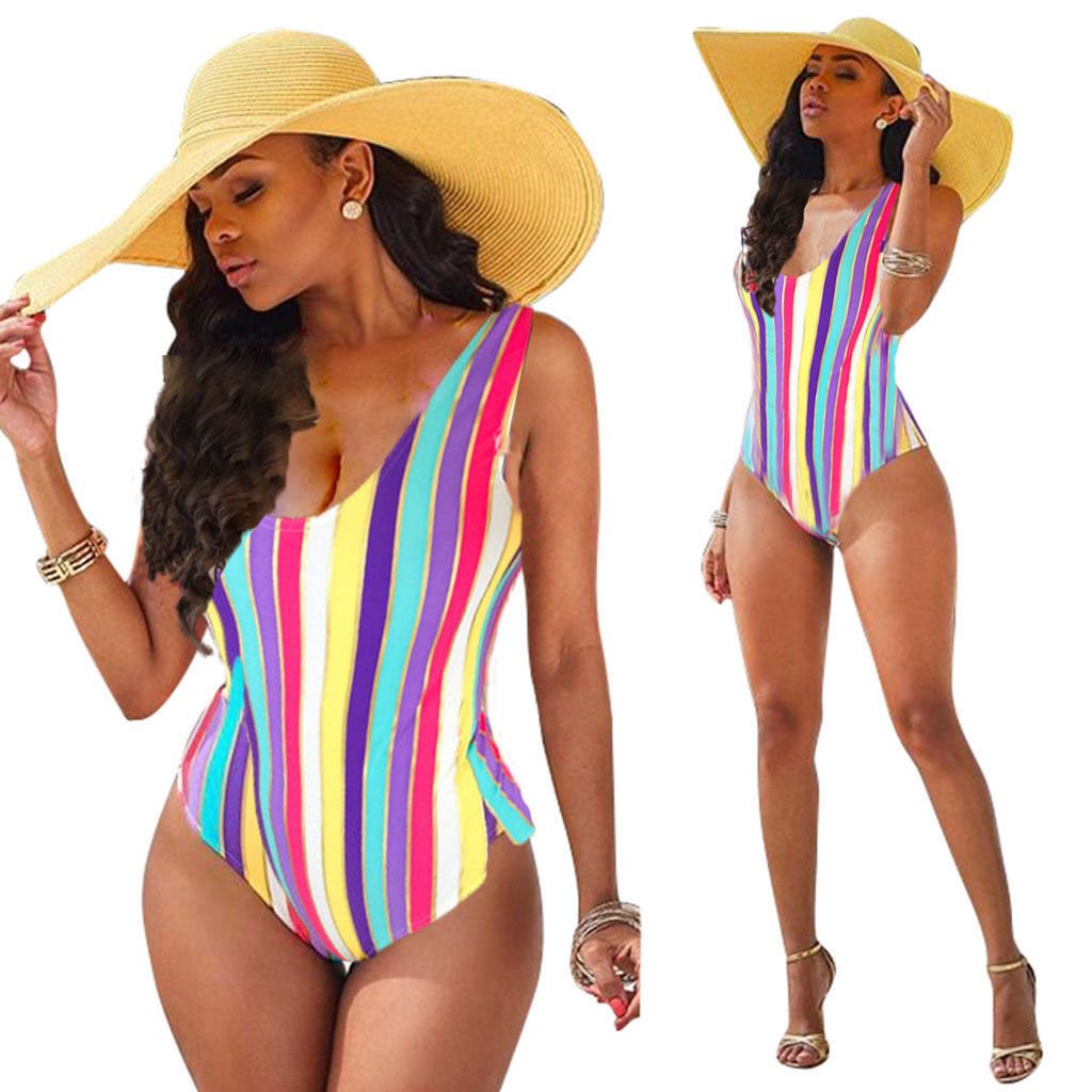 Summer Hot Women Backless High Waist One Piece Beach Swimsuit Swimwear - Shell Yeah by JaksMMMatching Sets