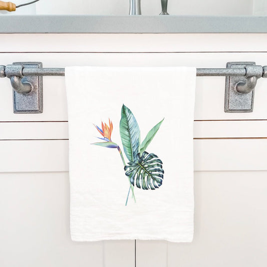 Tropical Plants - Cotton Tea Towel - Shell Yeah by JaksCS-CTT-11147Kitchen