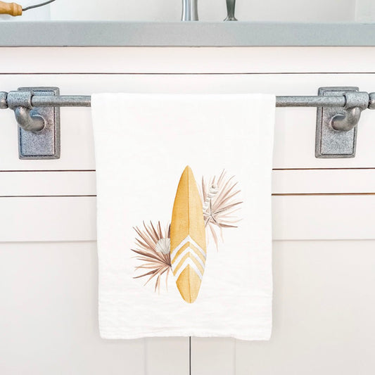 Yellow Surfboard - Cotton Tea TowelKitchen